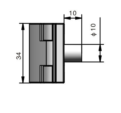 ODM Zinc Alloy Hinges Panel Screw Type Adjustable Silver Color